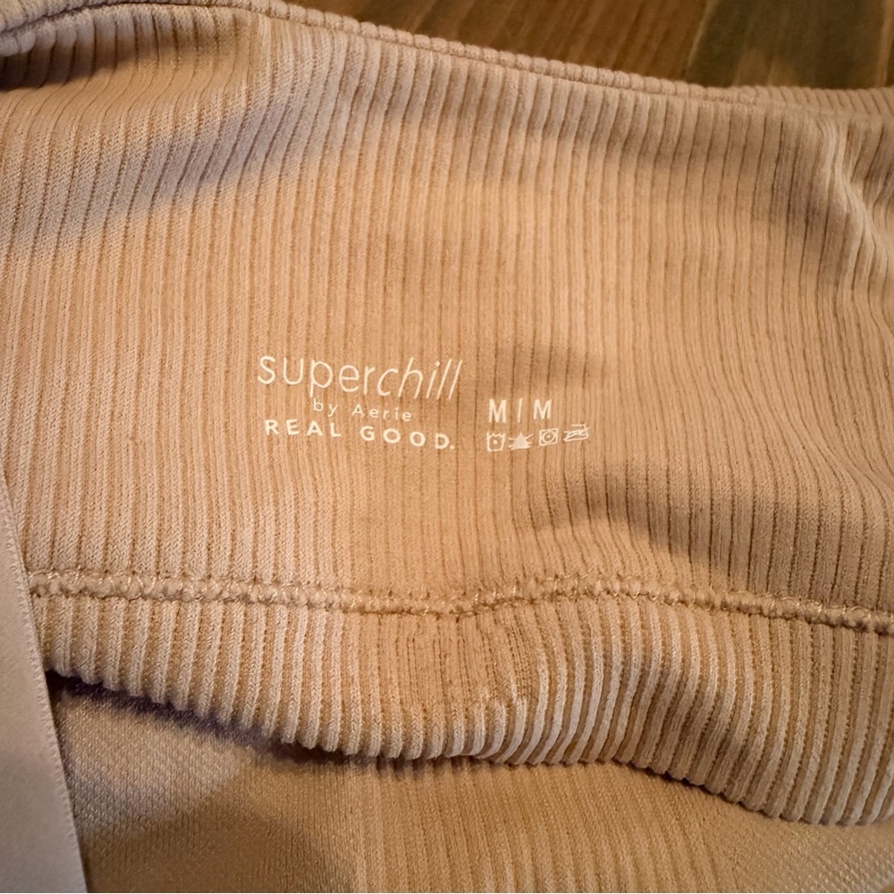 Aerie Superchill Tan‎ Ribbed Bralette - Picture 5 of 5